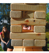 Jenga mit Durchblick bei der Schülerakademie Mathematik