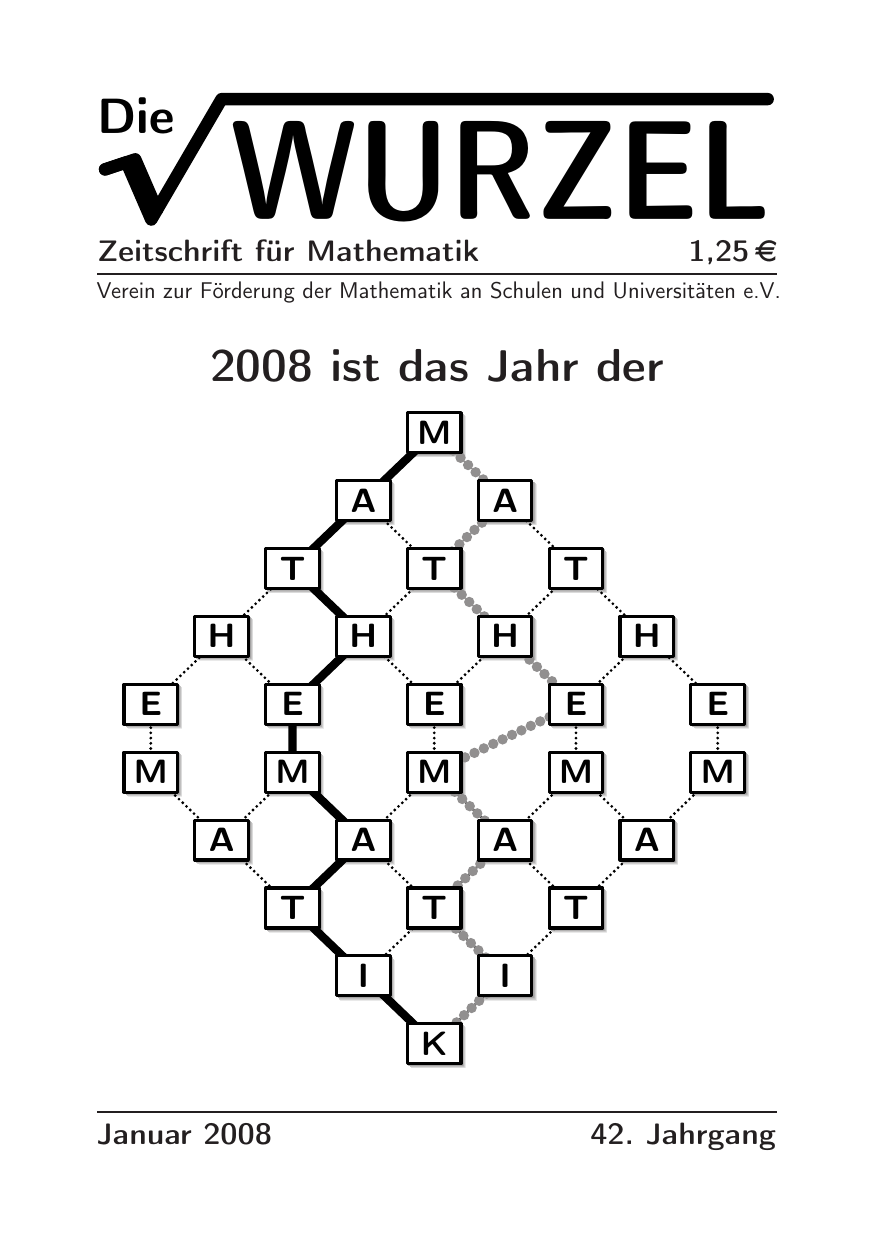 Die Wurzel Januar 2008