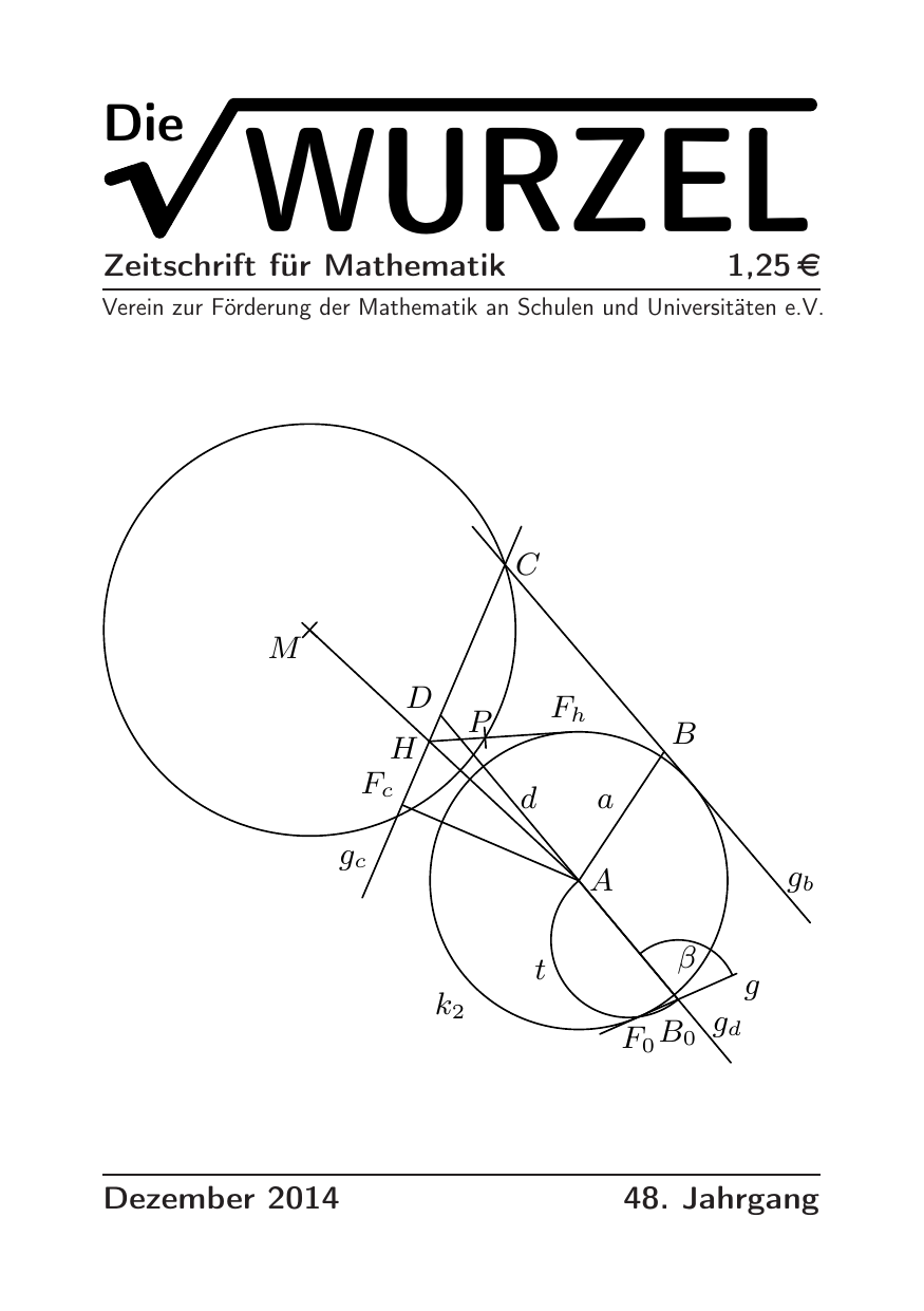 Die Wurzel Dezember 2014