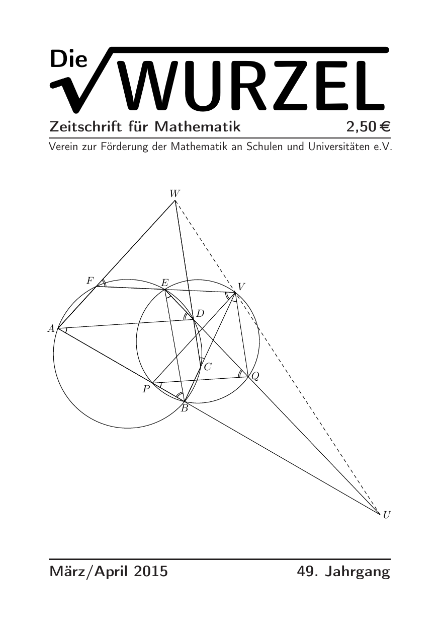 Die Wurzel März/April 2015