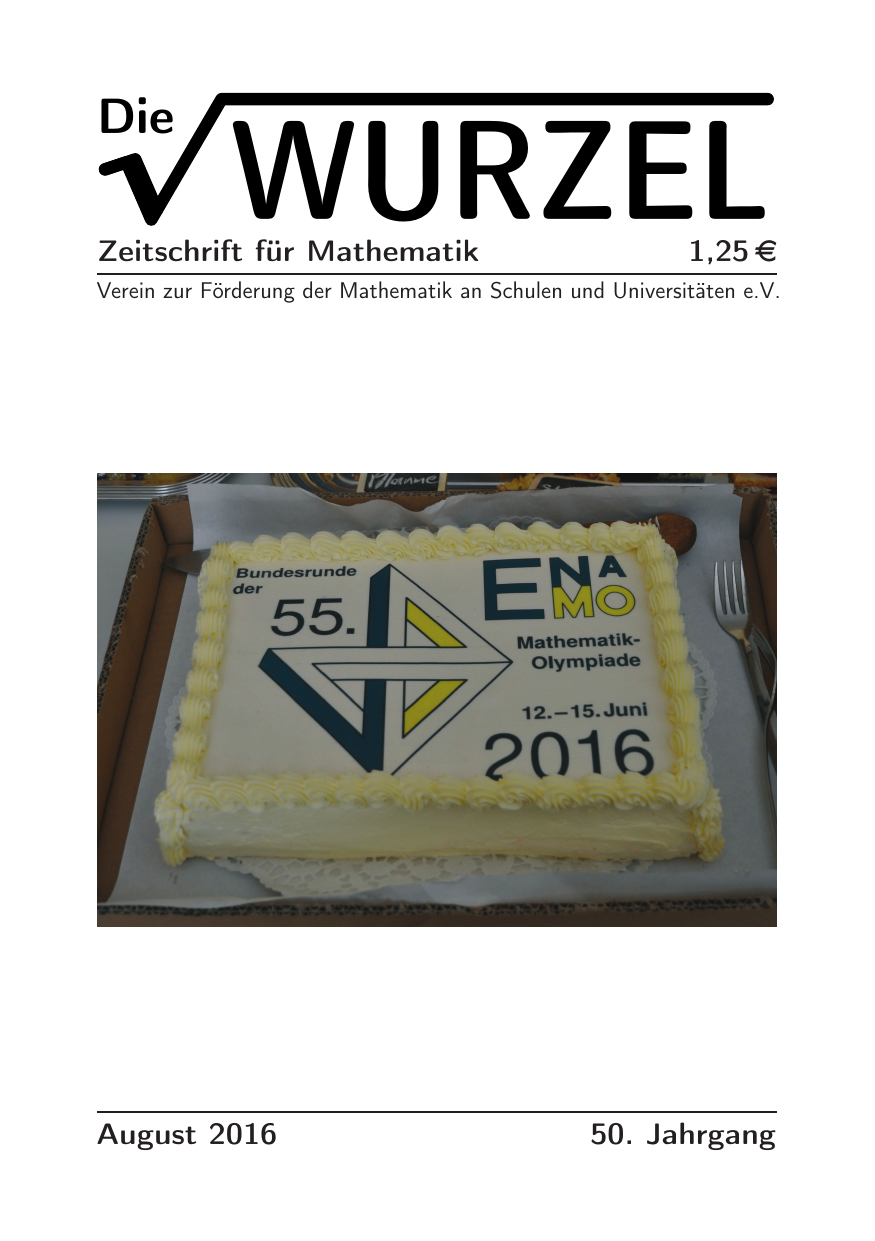 Die Wurzel August 2016