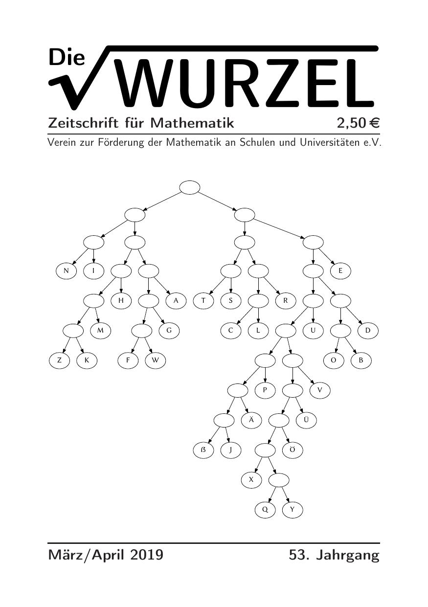 Die Wurzel März/April 2019