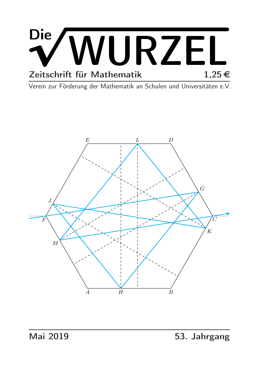 Die Wurzel Mai 2019