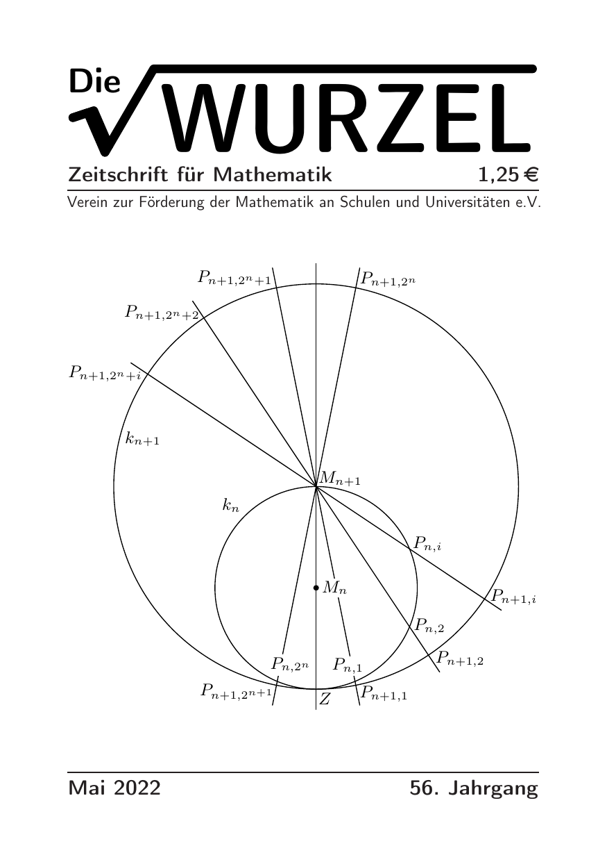 Die Wurzel Mai 2022